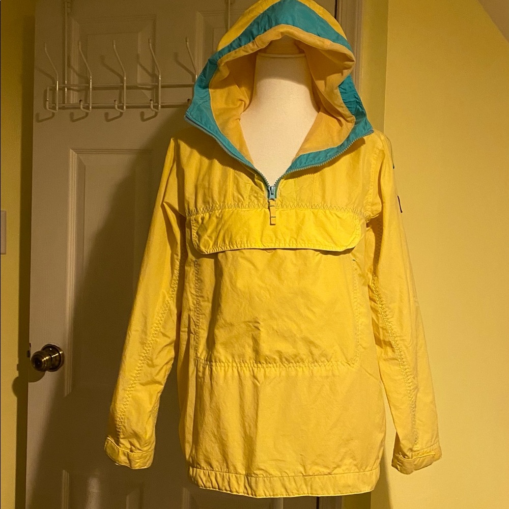Lands End Pullover Rain Jacket Size Jr large-